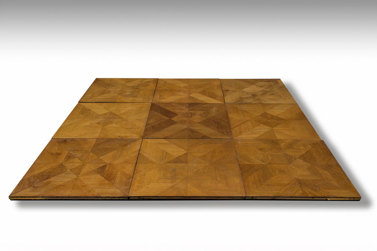 ca 47.5m2 of 19th century Geometric Oak Parquet