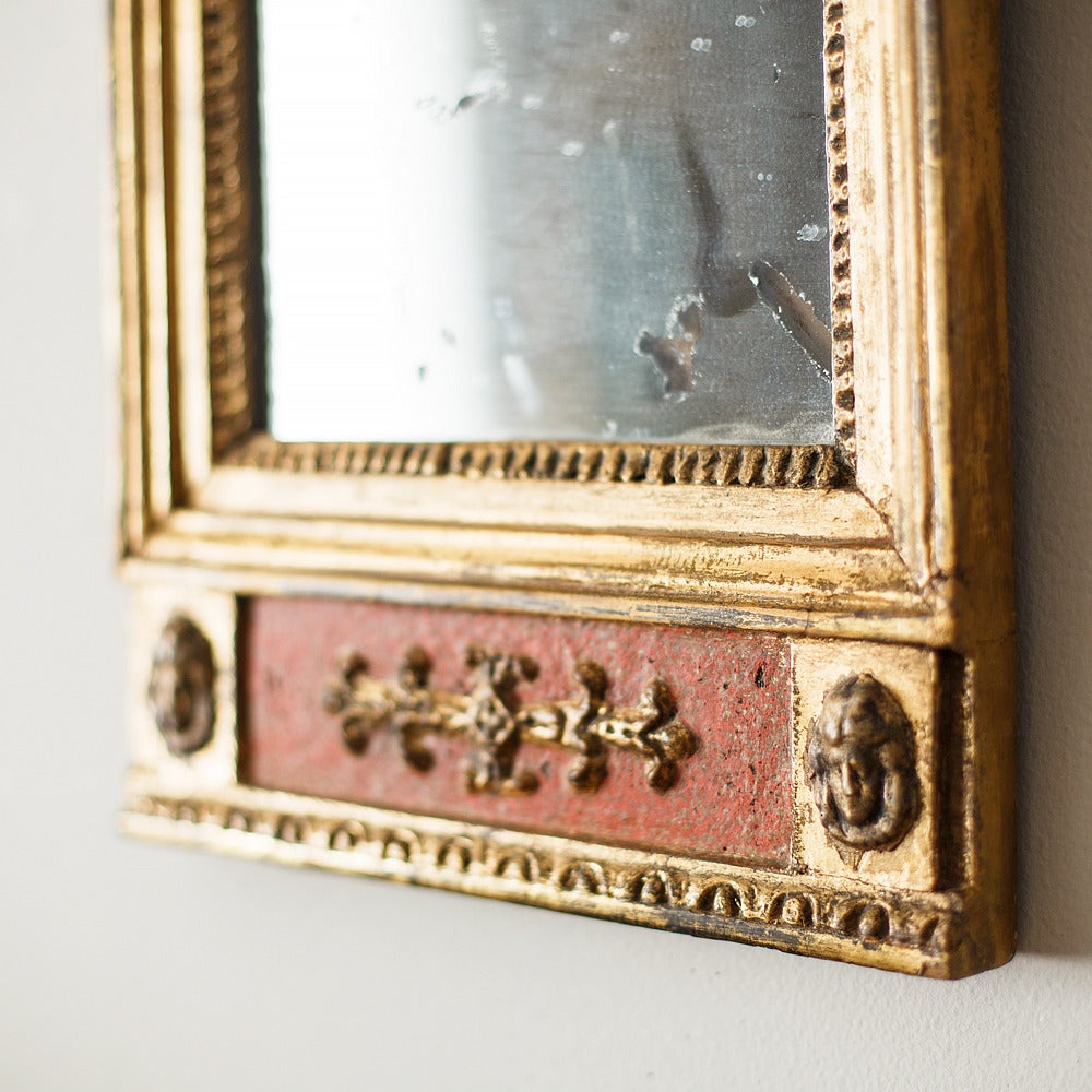 Pair of 19th Century Swedish Empire Mirrors In Good Condition In Allerum, SE