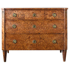18th Century Gustavian Chest of Drawers in Alder Root