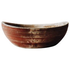 Swedish 19th Century Wood Bowl