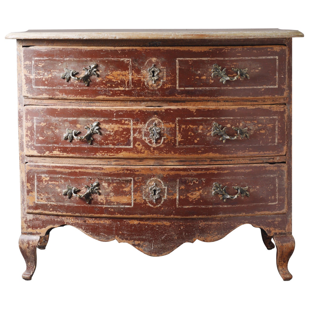 18th Century Swedish Baroque Commode