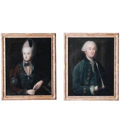 Ulrich Ferdinandt Beenfeldt, Pair of Portraits of Johan G Putscher and Wife