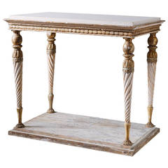 19th Century Swedish Gustavian Center or Console Table