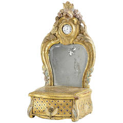 18th Century Swedish Rococo Dressing Mirror