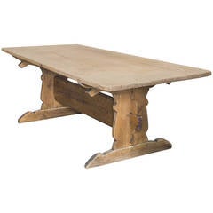 19th Century Swedish Trestle Table