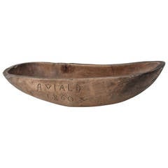 19th Century Swedish Wooden Bowl