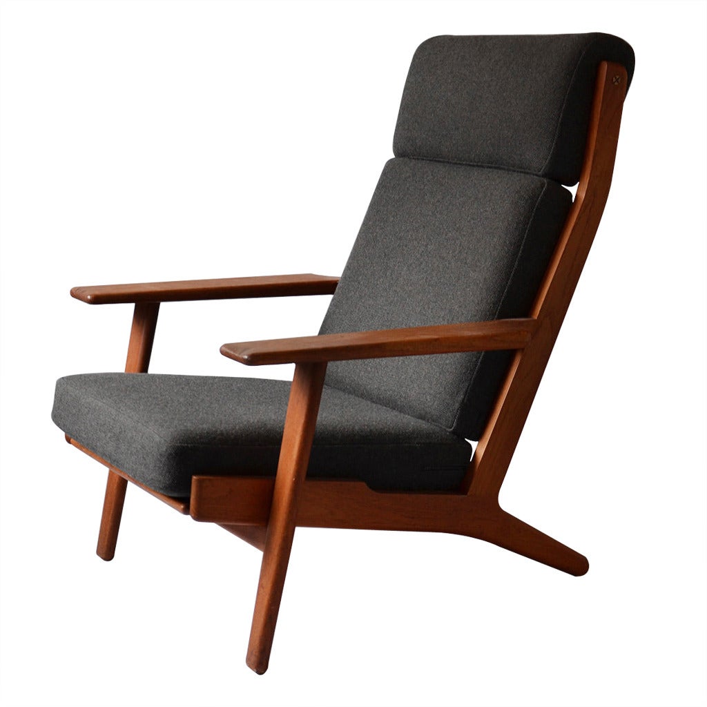 GE 290A Easy Chair by Hans J. Wegner