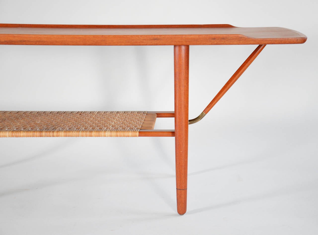 Mid-20th Century Coffee Table in Teak by a Danish Cabinetmaker For Sale
