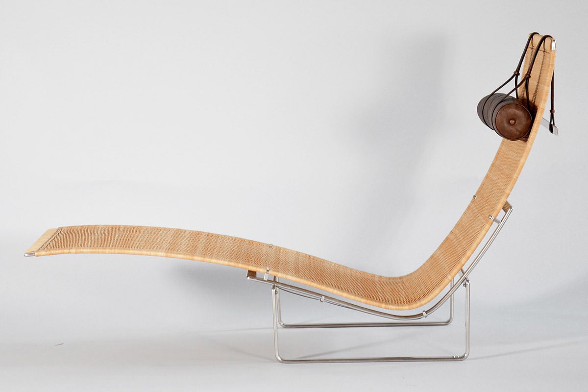 Late 20th Century PK-24 Chaise Longue by Poul Kjærholm For Sale