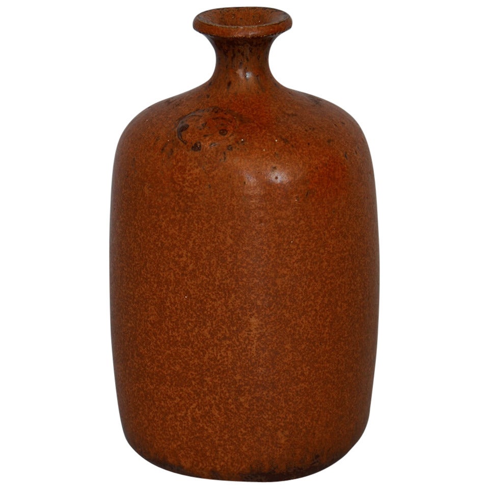 Vase or Bottle in Stoneware by Christine Konschak
