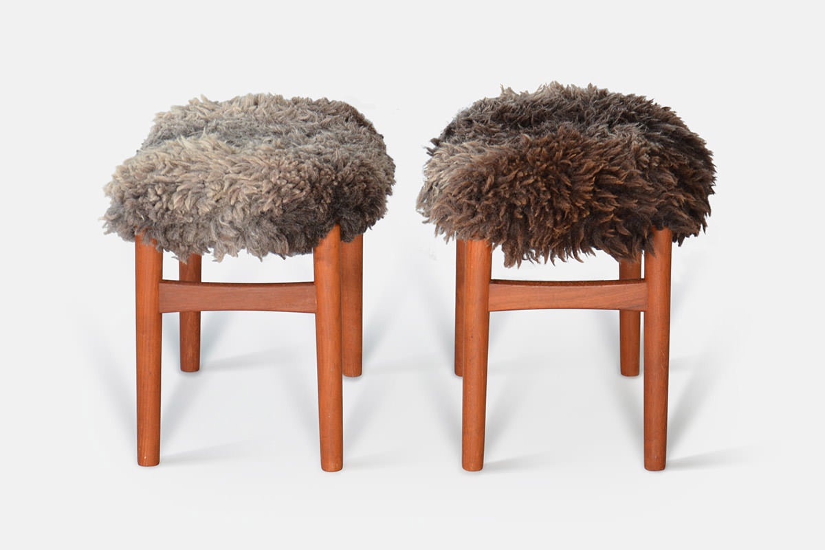 Mid-20th Century Danish Design Stools