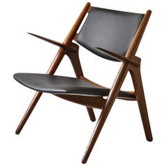 Sawhorse Chair by Hans J. Wegner