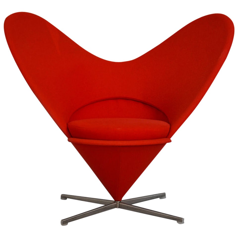 Heart Chair by Verner Panton For Sale