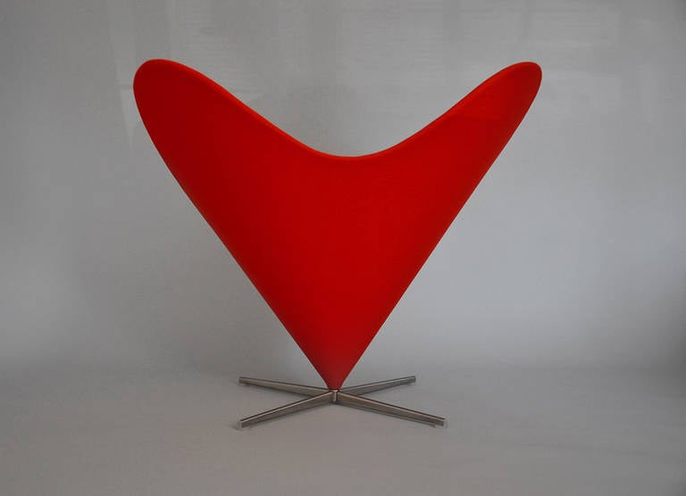 Heart Chair by Verner Panton For Sale 1