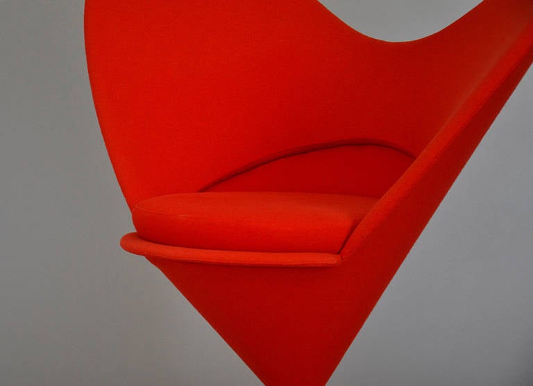 Heart Chair by Verner Panton For Sale 2
