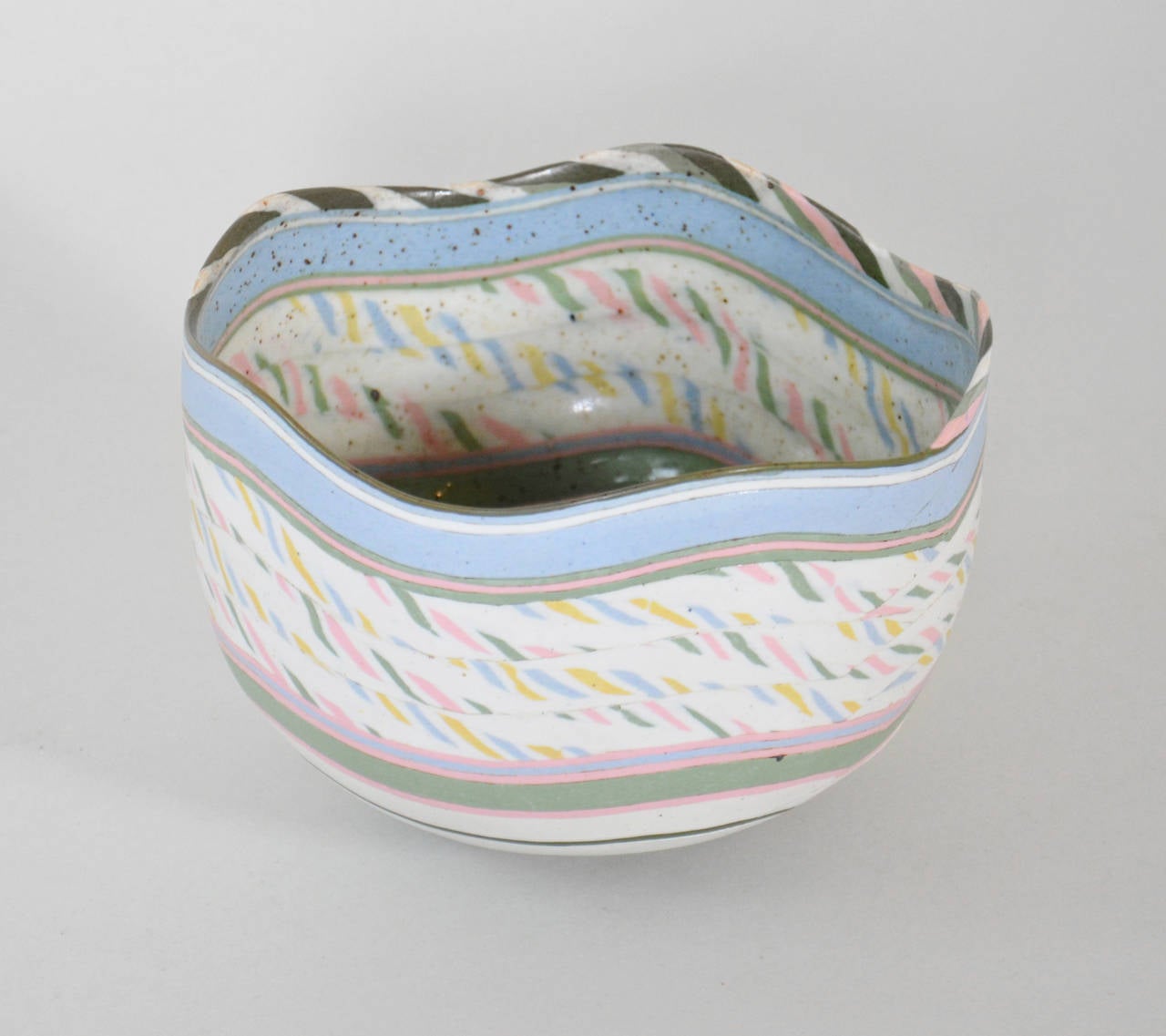 Danish ”Confetti” porcelain bowl For Sale