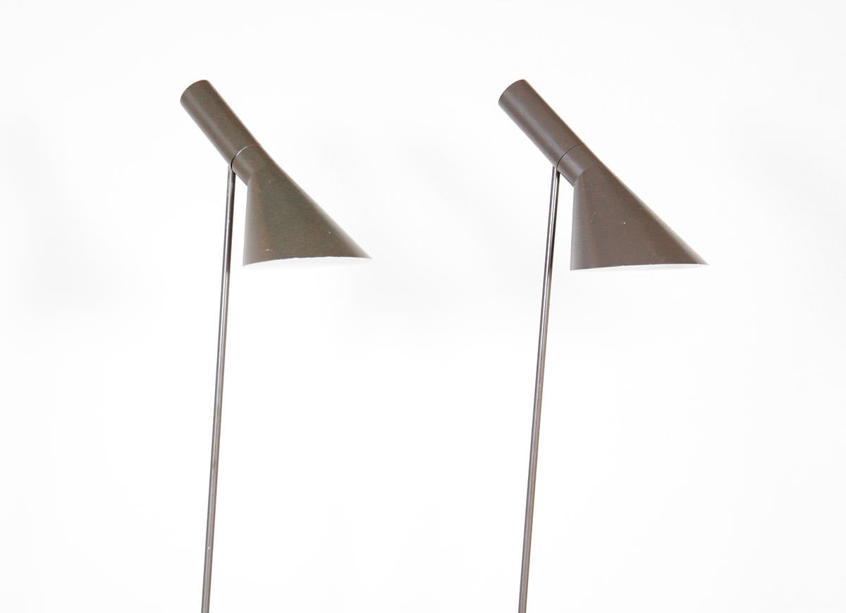 Scandinavian Modern Floor Lamps by Arne Jacobsen