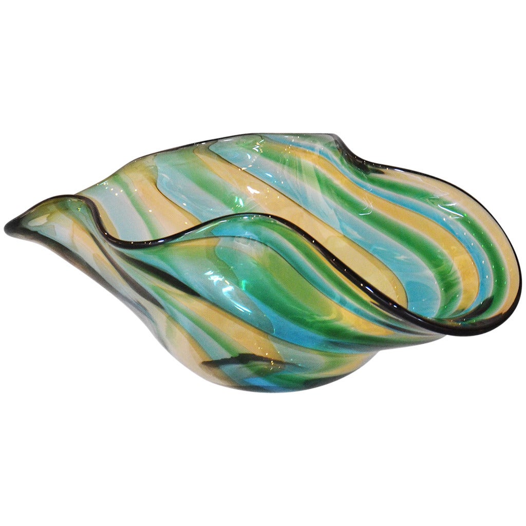 Murano Glass Plate For Sale