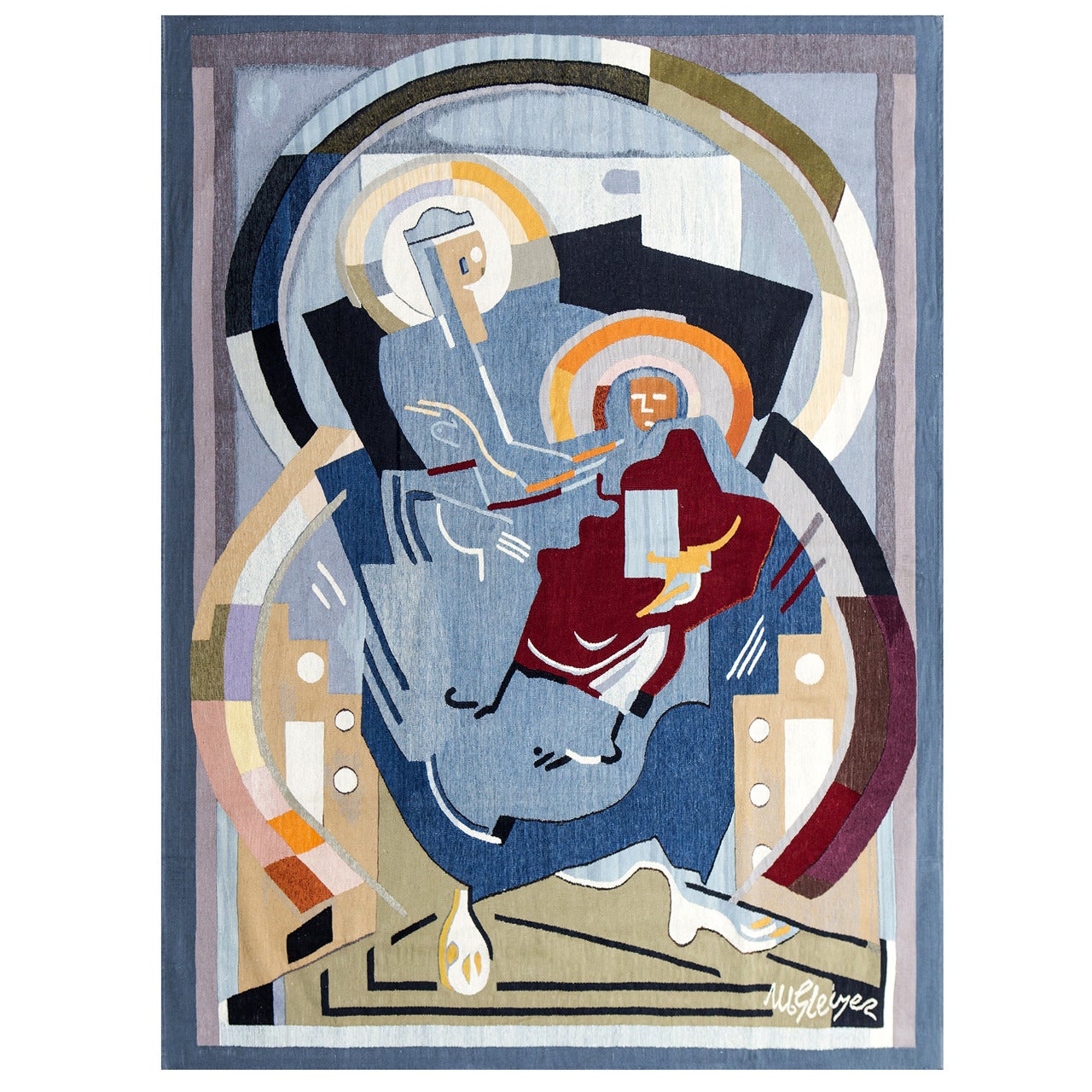 Boccara's Tapestry "Madonna", after Albert Gleizes For Sale