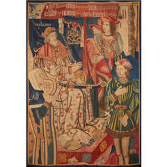 Brussels 1510 Gothic Unique Antique Tapestry
