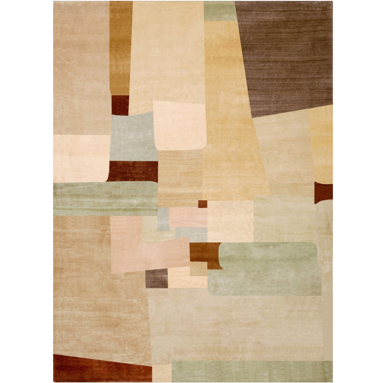 Anatoly Stolnikoff's Original Wool Handwoven Rug For Sale