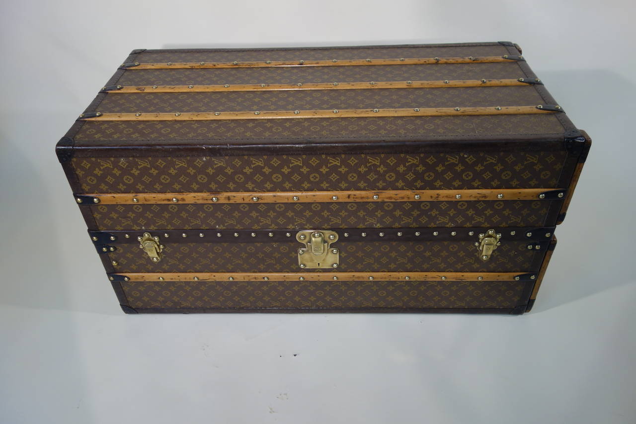 1930s Louis Vuitton Wardrobe Trunk or Malle Armoire 4