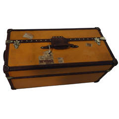 1909 Louis Vuitton Ideale Trunk with Key or Malle Ideal