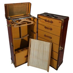 Louis Vuitton Leather Trunk, Malle Armoire