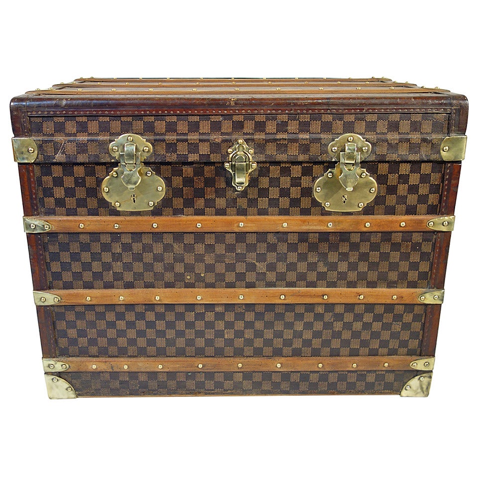 Damier Steamer Trunk 1910s / Malle  / Vuitton looks like