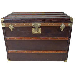 Moynat Steamer Trunk 1930s / Malle Courrier