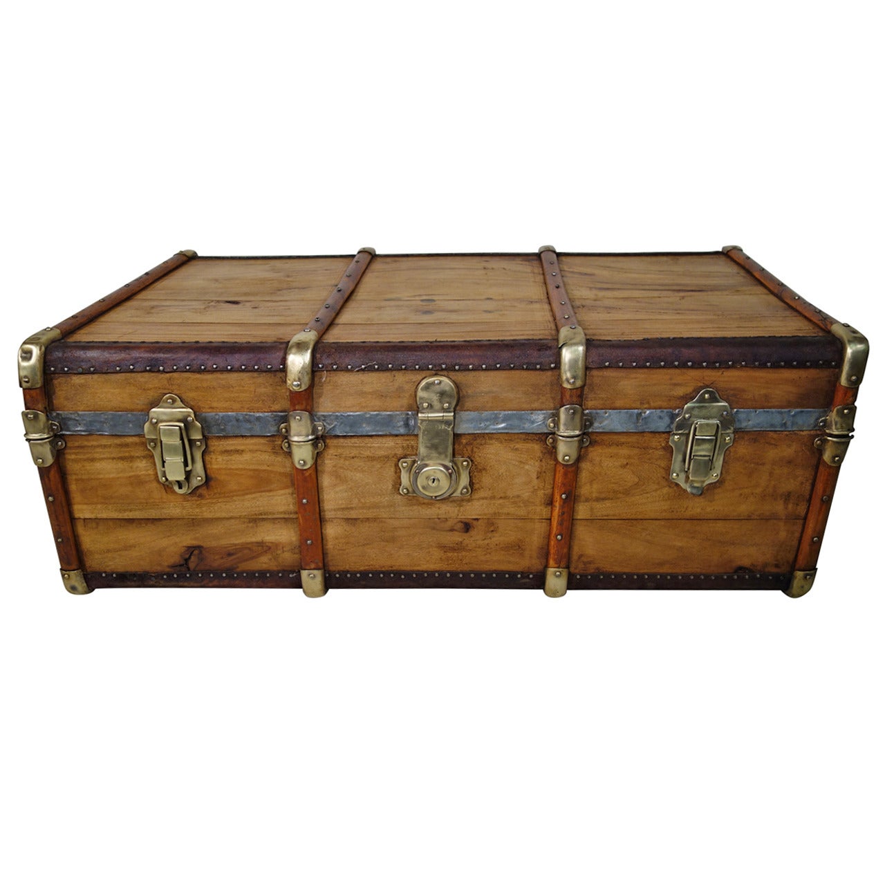 1900's Camphor Cabin Trunk / Camphrier de Marine For Sale