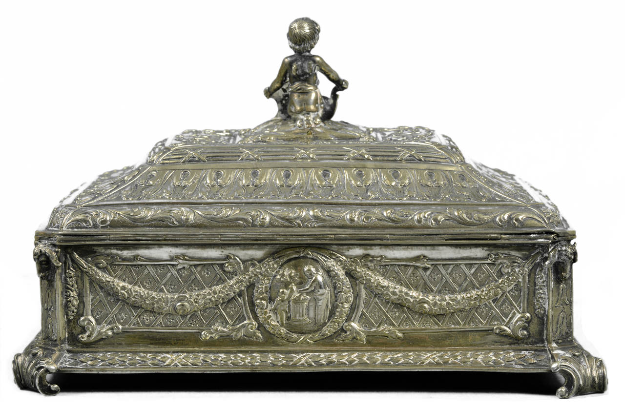 Silver Box Louis XV Style
