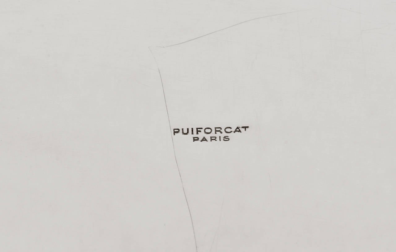 Puiforcat, French Silver Cigar Box For Sale 1