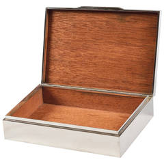 Puiforcat, French Silver Cigar Box