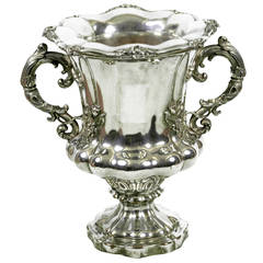 Antique Fine Silver Plated Wine Cooler