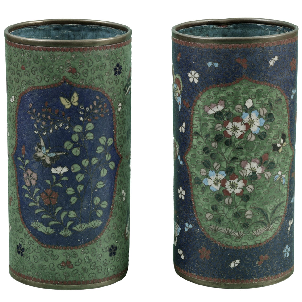 Chinese Cloisonné Vases