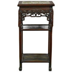 Antique Chinese Three Tiers Pedestal