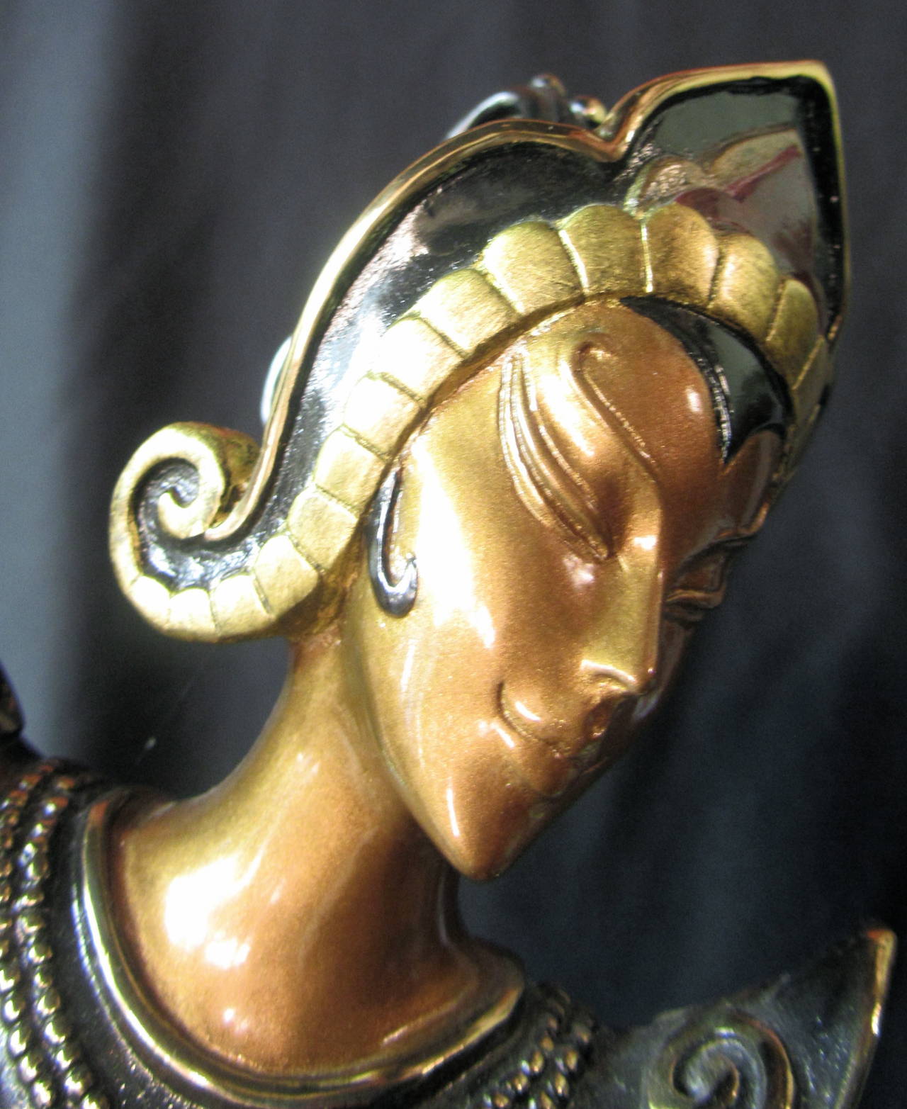 Erté, Chinese Legend, Bronze Figure For Sale 1