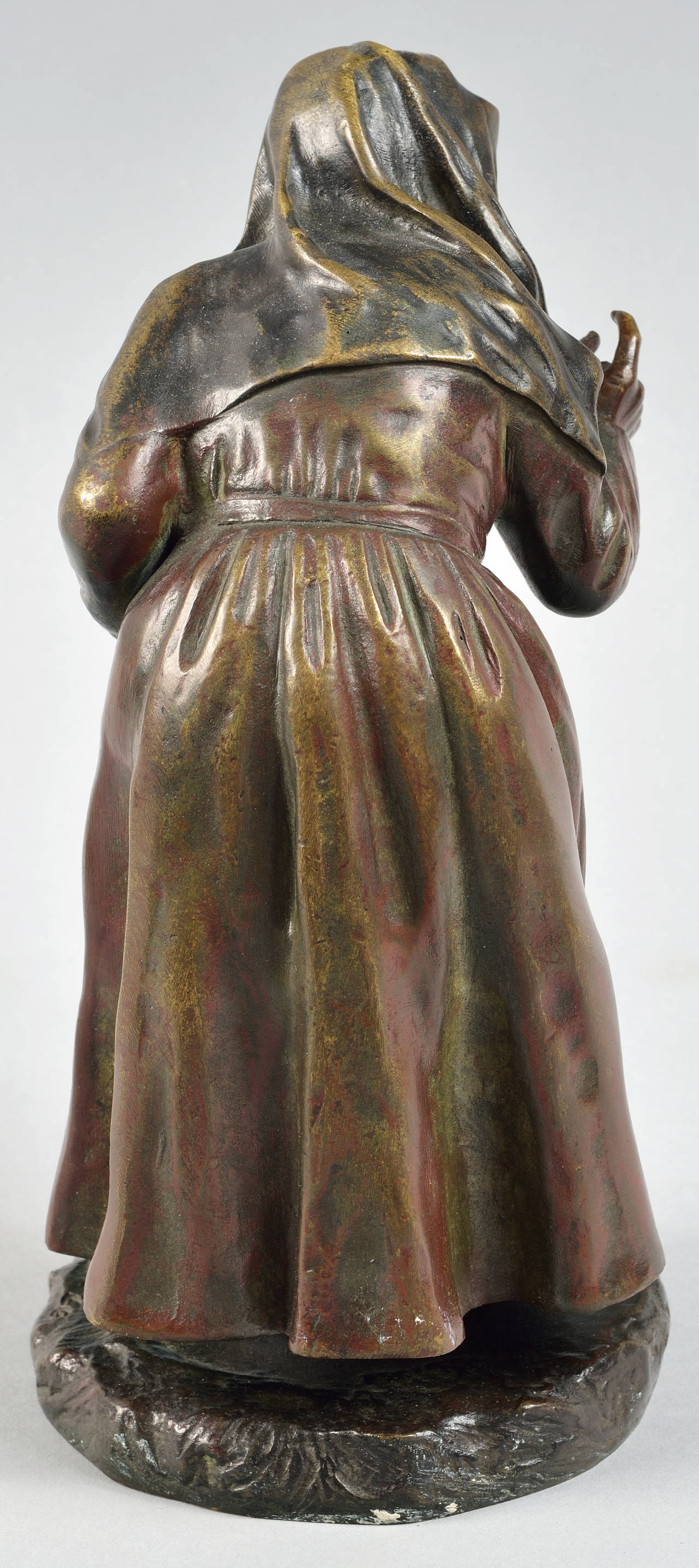 Paul d'Aire, the Old Woman, Bronze Figure