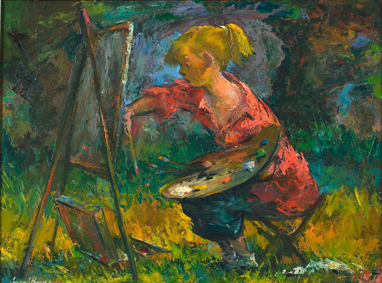 Iver Rose, the Young Artist, American, Painting