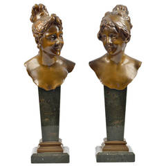 Art Nouveau, Bronze Busts