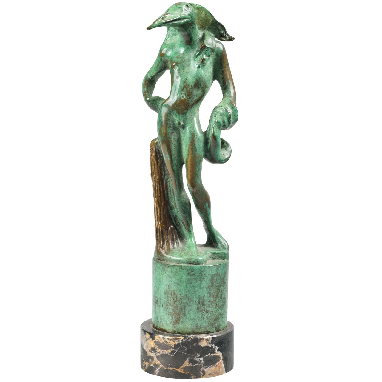 Salvador Dalí, el hombre pájaro, escultura de bronce en venta