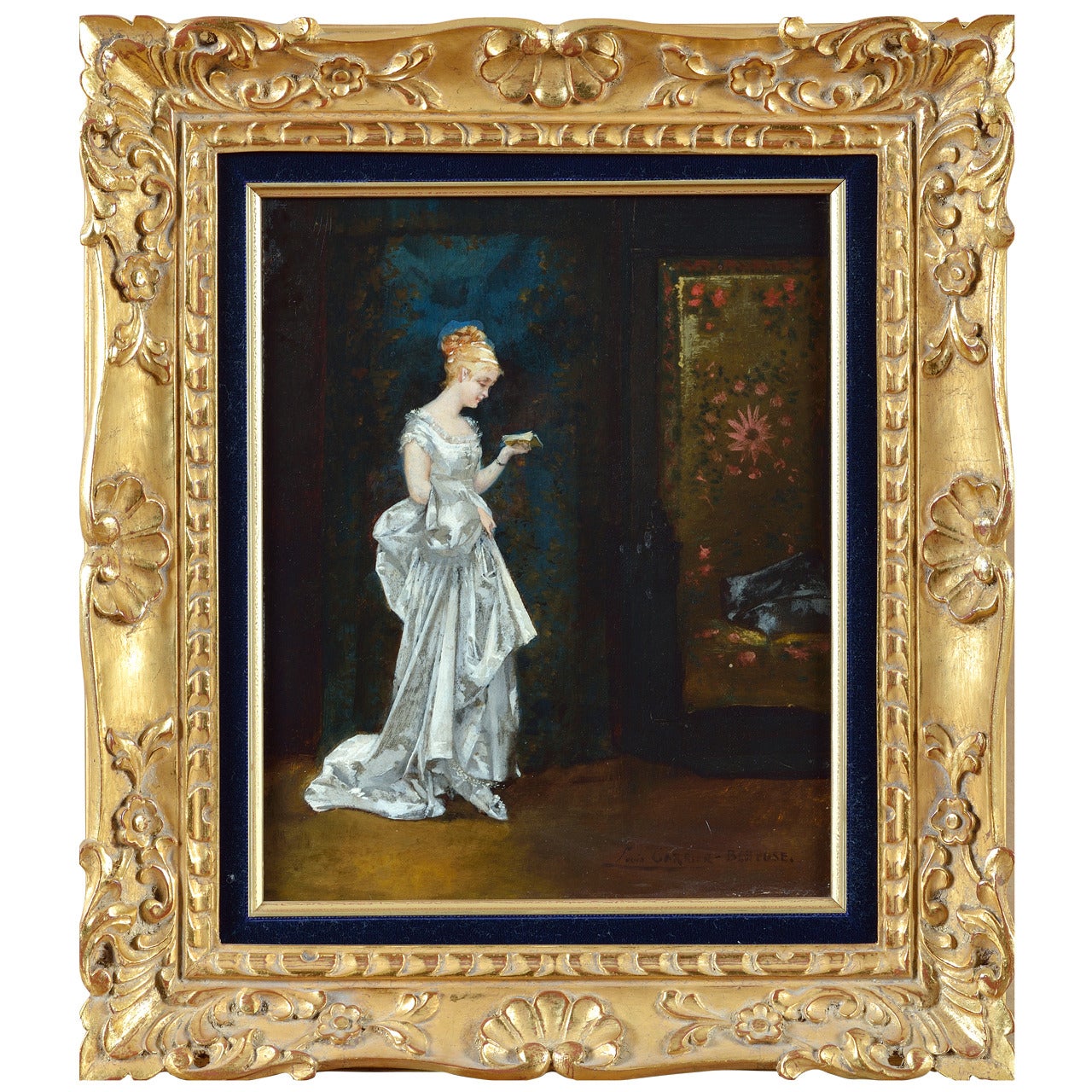 Louis-Robert Carrier-Belleuse, at the Gallery, Painting For Sale