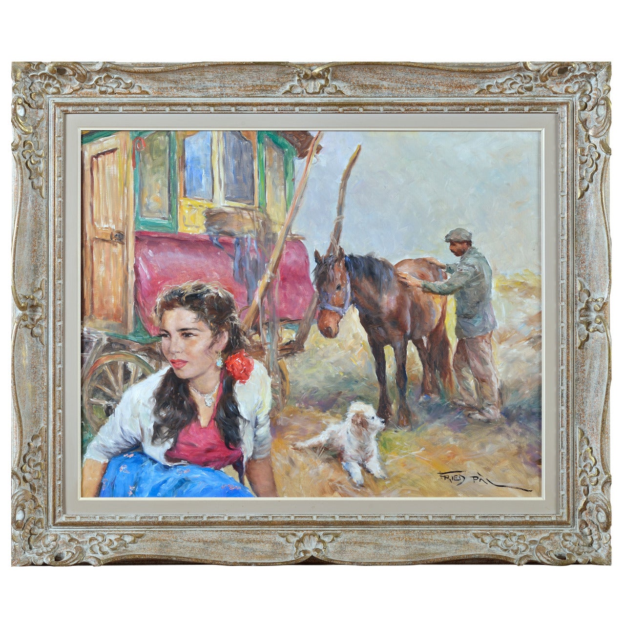 Pal Fried Painting, a Caravan Halt For Sale