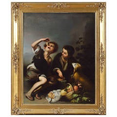 Murillo (After), Children Eating a Pie, Painting