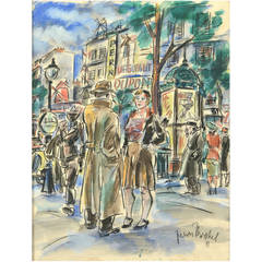 Vintage Rudolf Führmann  Paris Moulin Rouge, 1941