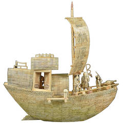 Vintage Chinese Boat, 20th Century
