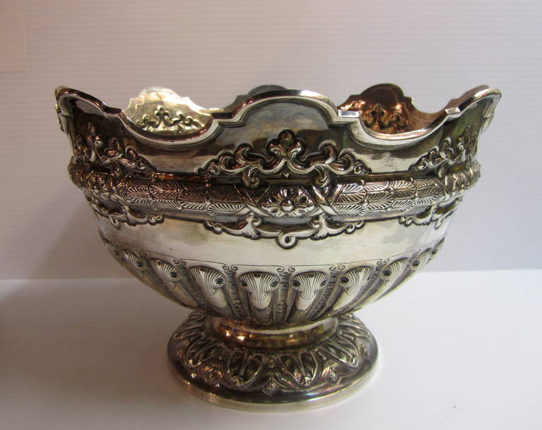 Victorian Silver Monteith by Silversmith Joseph Hicks