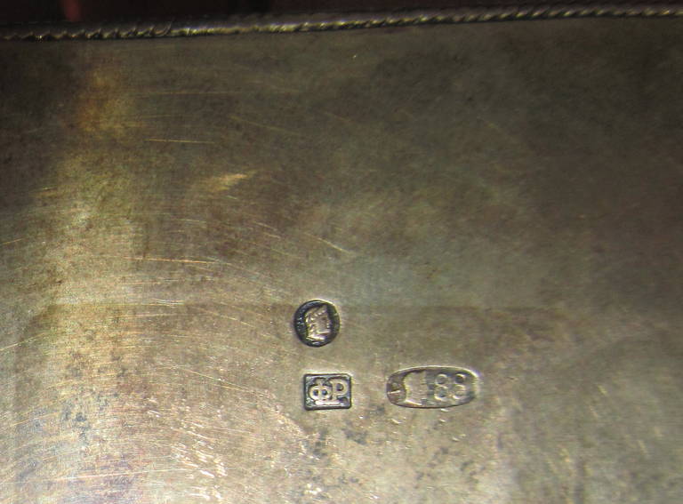 Mark of Feodor Rückert, Russian Enamel Jewel Casket For Sale 3