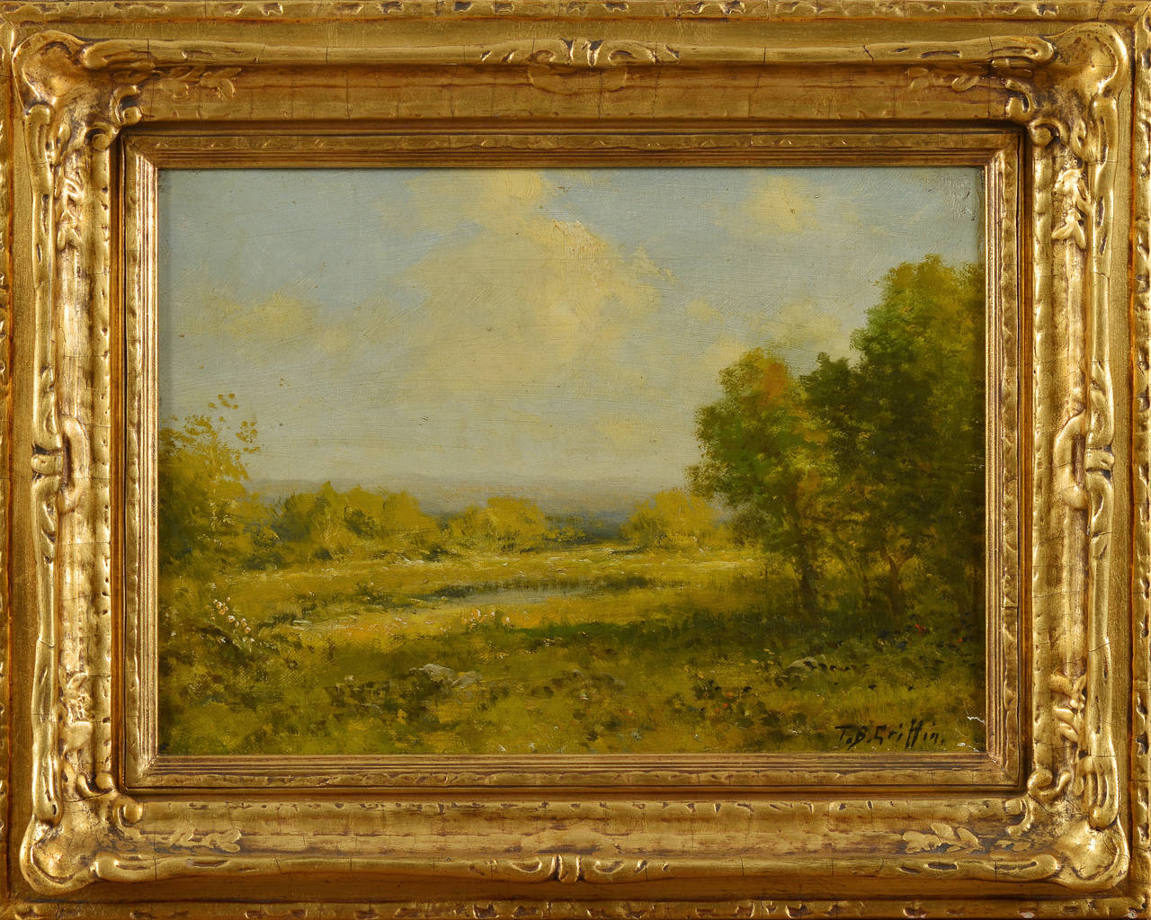Thomas B. Griffin, American Landscape Painting In Good Condition For Sale In Montreal, Quebec